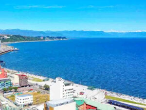 Vista panorámica de la ciudad y la bahía de Puerto Montt